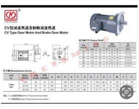 Motor giảm tốc 1.5kw 60S CV40