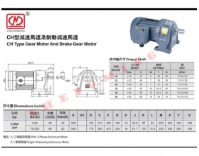 Motor giảm tốc 2.2kw-100s-ch50