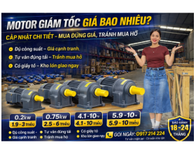 Motor Giảm Tốc Giá Bao Nhiêu? Cập Nhật Chi Tiết – Mua Đúng Giá, Tránh Mua Hớ