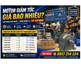 Motor Giảm Tốc Giá Bao Nhiêu? Cập Nhật Mới Nhất – Chọn Đúng Là Tiết Kiệm Ngay