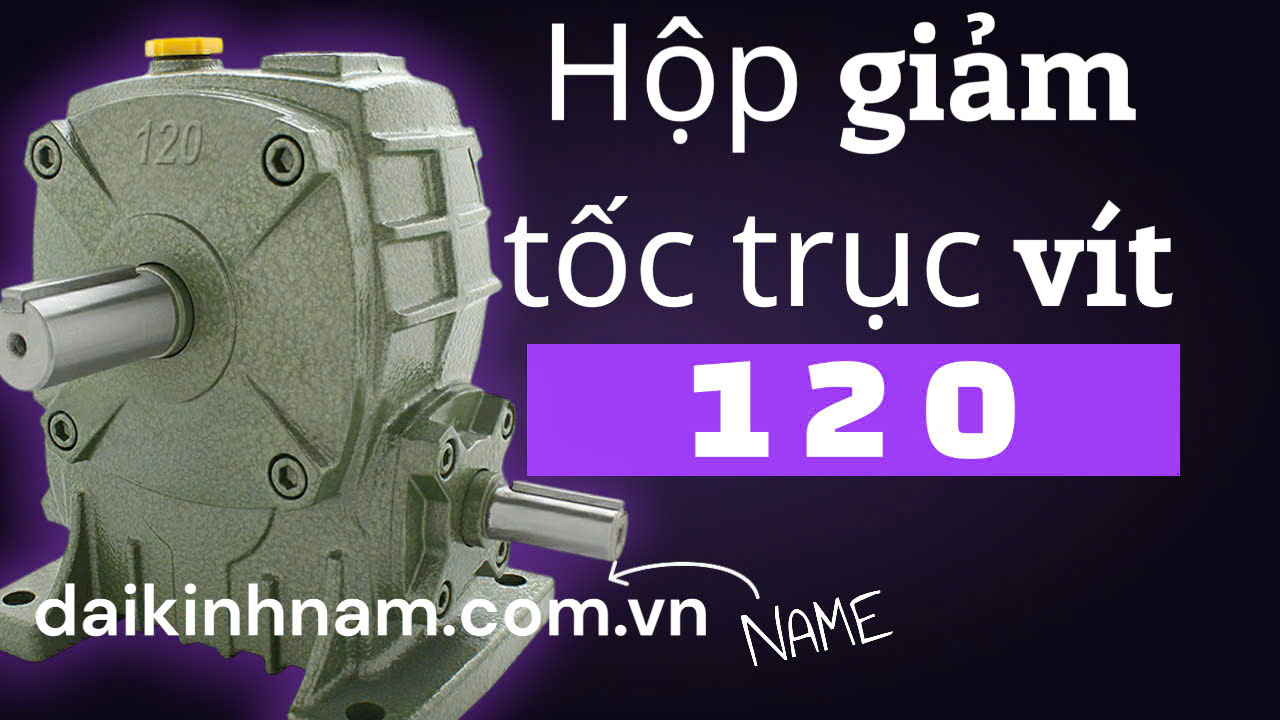 hộp giảm tốc trục vít 120