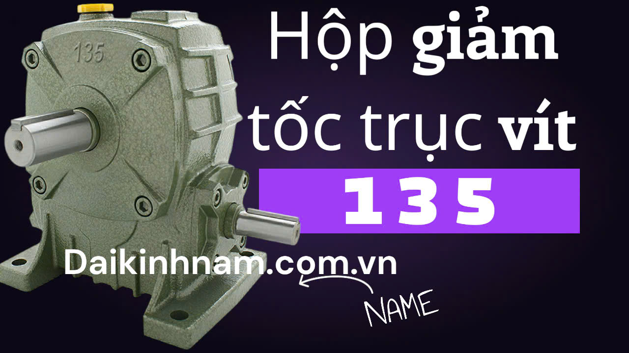 hộp giảm tốc trục vít 135