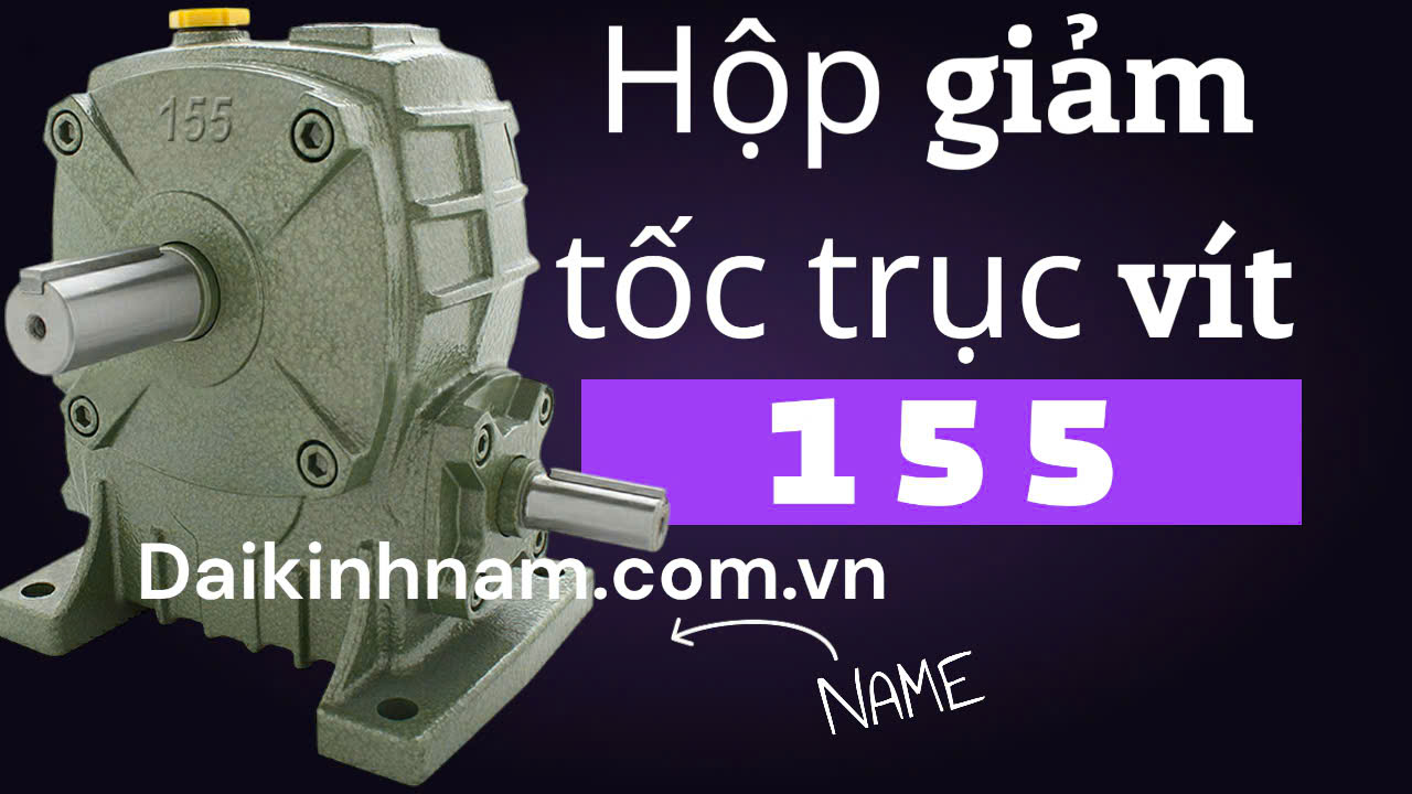 hộp giảm tốc trục vít 155