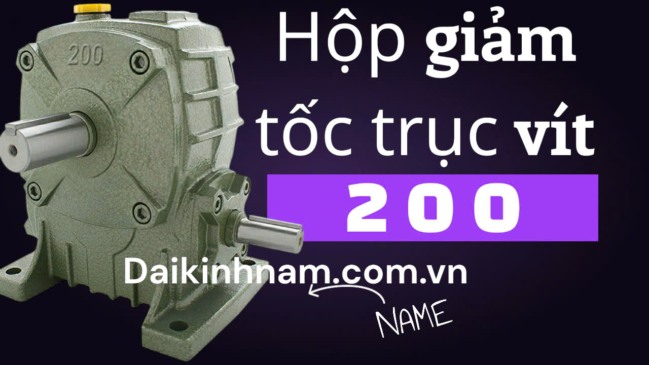 hộp giảm tốc trục vít 200