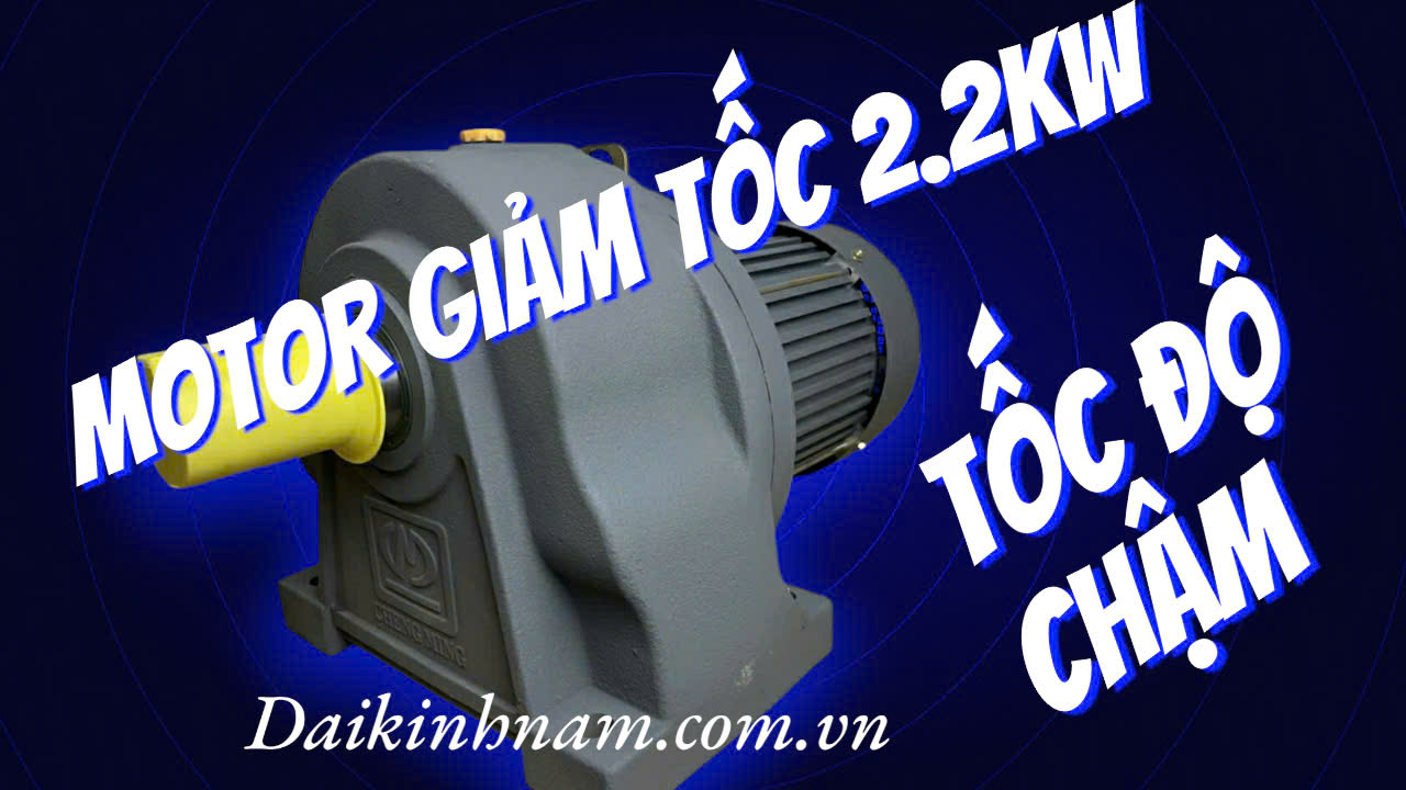 motor giảm tốc 2.2kW tốc độ chậm