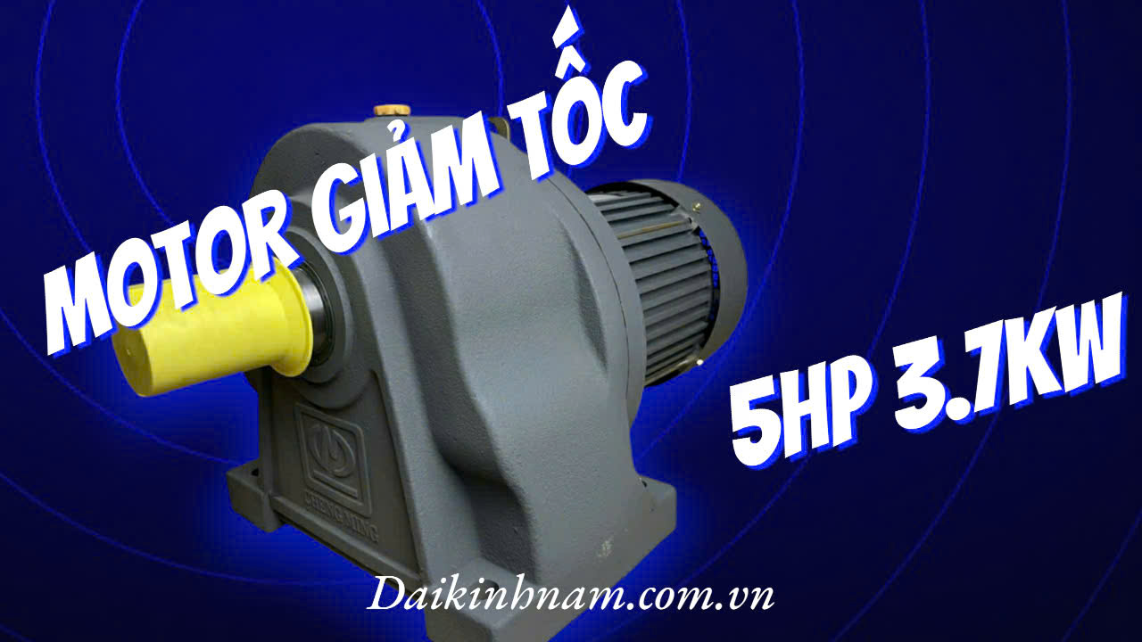 motor giảm tốc 5HP 3.7KW