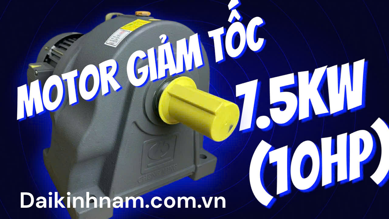 motor giảm tốc 7.5kw 10hp